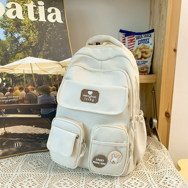 2024 Cute Capybara Schoolbag Large Capacity Adjustable Strap Versatile Backpack Waterproof Computer Bag Student