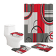 thumbnail image 5 of Set Juego De Baño Con Cortina Cubre Inodoro 4 Piezas, 5 of 5