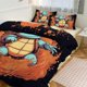 thumbnail image 1 of Squi_rtle Print Bedding Set Pattern Duvet Cove Set 3 Pieces 1 Quilt Cover And 2 Pillowcases for Women Men Teens, 1 of 5