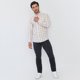 thumbnail image 4 of Camisa Hombre Check Textura Beige Corona, 4 of 5