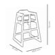 thumbnail image 4 of Silla de comer Infantil Madera – bCasual, 4 of 4