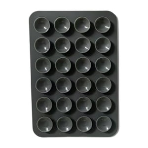 Bothyi - Soporte De Succión Para Teléfono, Funda De Silicona Para Teléfono, Soporte De Ducha Para Selfies Y Vídeos, Gris Oscuro