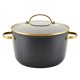 thumbnail image 1 of Cacerola Farberware 6 L negro y dorado antiadherente, 1 of 8