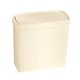 thumbnail image 2 of Papelera De Baño Estrecha Y Delgada Rectangular Para Inodoro, Papelera Multiusos De Color Blanco Crema, 2 of 6