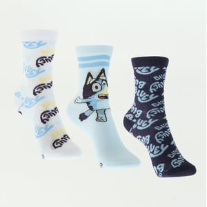 Tripack Calcetines Niño Blanco Logos Bluey