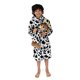thumbnail image 3 of Bata polar con capucha para niña y muñeca con estampado de vaca, 3 of 6