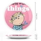 thumbnail image 2 of Charlie y Lola Plato decorativo de porcelana fina (bone china), plato decorativo de cerámica para hogar, oficina, soporte de pared, platos decorativos para dormitorio - 6 pulgadas (15 cm), 2 of 6