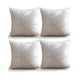thumbnail image 1 of Pack De 4 Fundas De Cojines Satin Diseño Hojas 45cm X 45 Cm Beige, 1 of 4