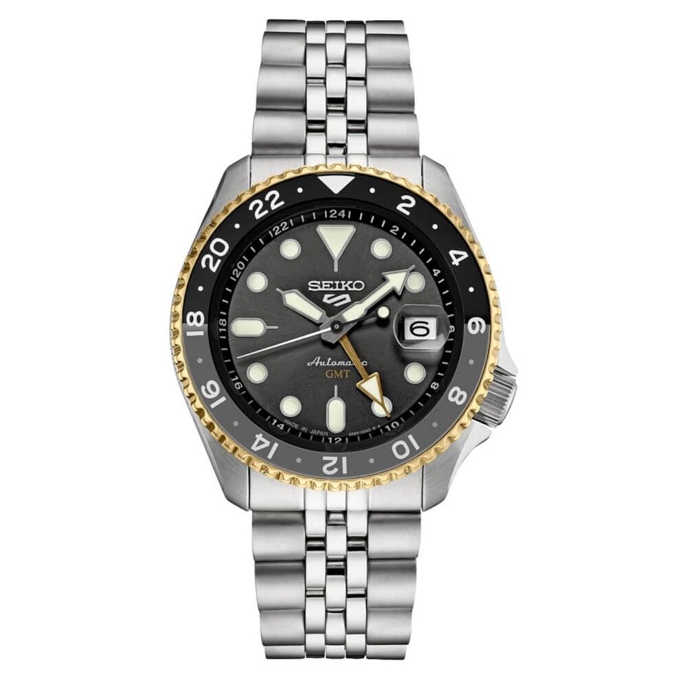 Reloj Seiko Ssk021j1 Deportivo Gmt Mecánico Automático Para Hombre