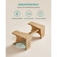thumbnail image 5 of Taburete SONGMICS de bambú ajustable en altura, color beige natural, 5 of 7