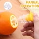 thumbnail image 2 of 2PCS Limón Mini prensadora, nuevo tornillo superior prensadora de limón, extractor de jugo manual con tapa, prensa cítrica naranja para cócteles, bebidas (amarillo + verde), 2 of 3
