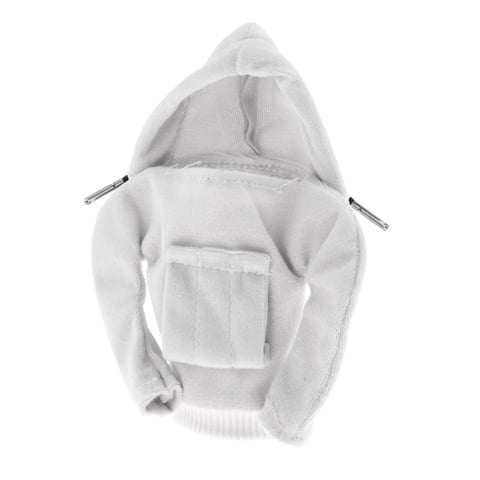 Magideal - Cubierta De Perilla De Cambio De Coche, Decoración De Palanca De Cambios, Sudadera Con Capucha Divertida, Decoración Interior, Perilla De Palanca De C Blanco
