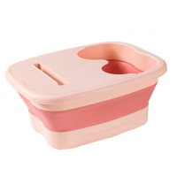 Ioensy - Tina De Pie Plegable Grande Para Remojo De Pies De Pedicura Pies De Remojo Pie Seco Agrietado Rosa