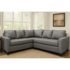 Mexx Muebles - Seccional Tulum 5 Cuerpos Tela Gris