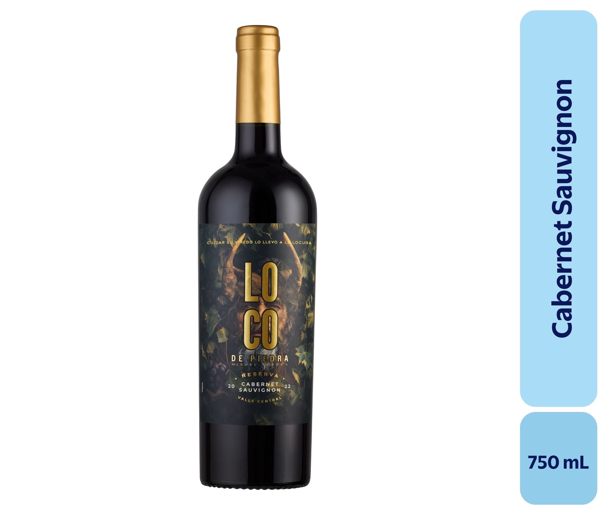 Vino Cabernet Sauvignon Botella 750 mL Loco De Piedra