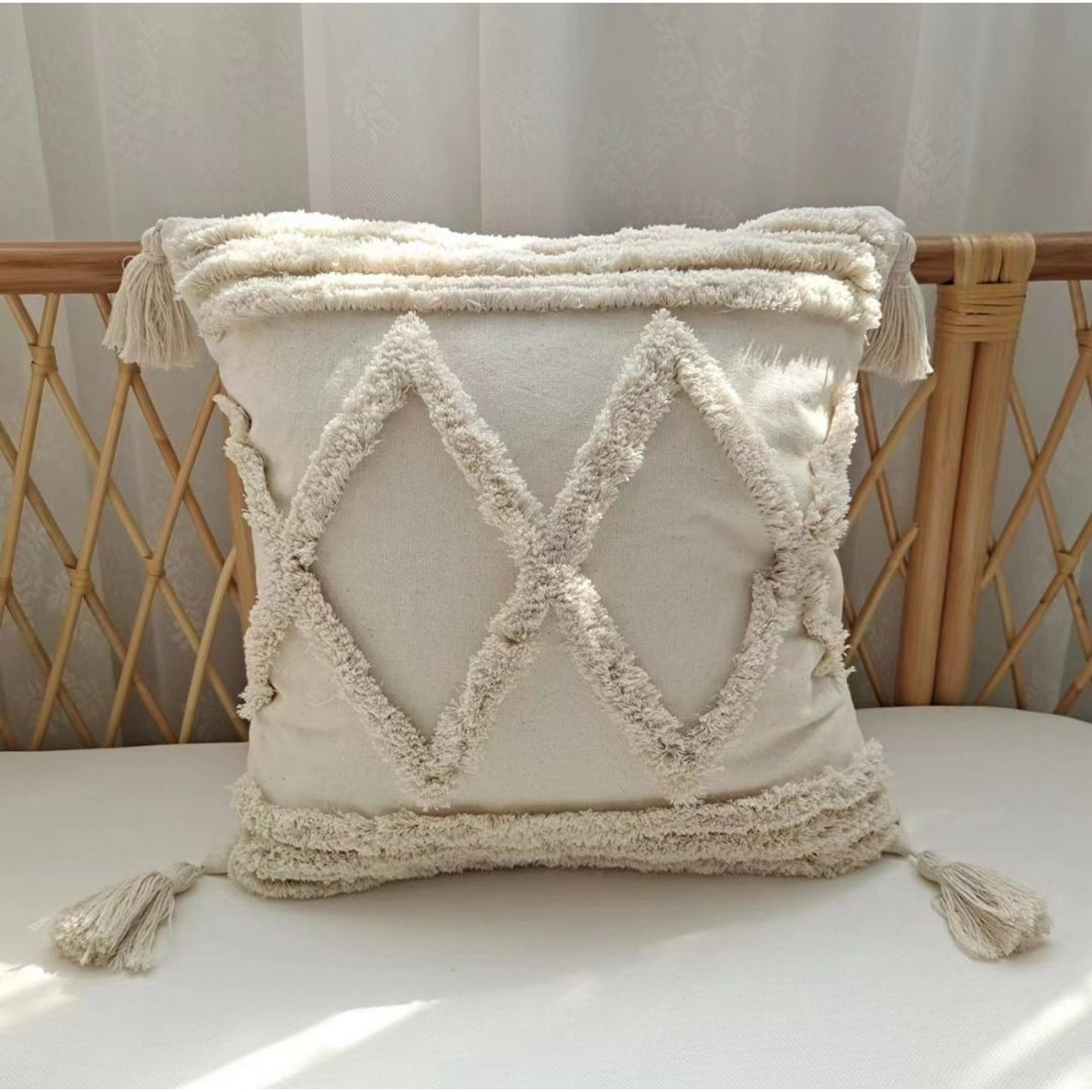 Genérico - Set 4 Funda Para Cojin Modelo Boho 45x45 B13