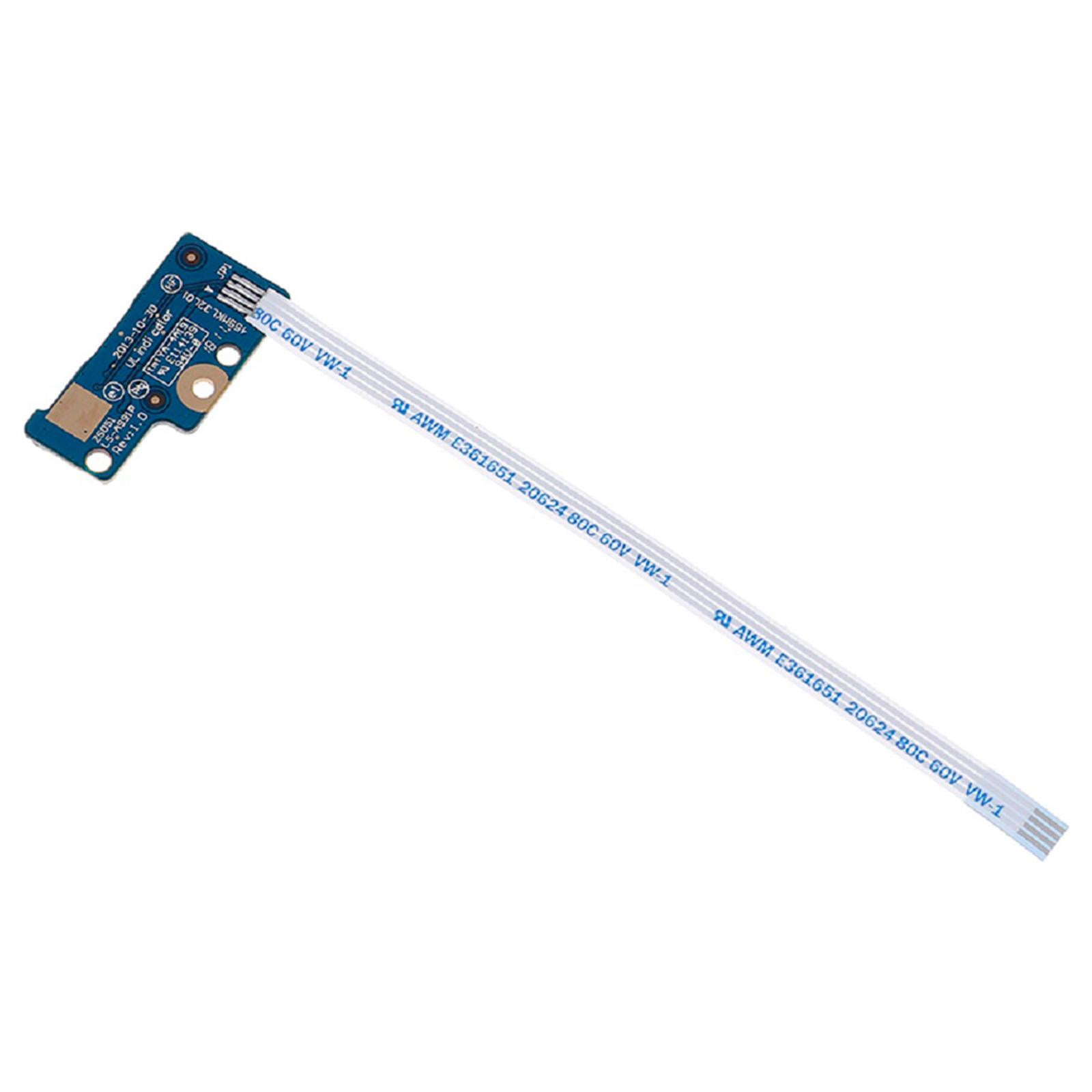Bothyi - Placa Del Botón Del Interruptor De Encendido Con Cable De Alto Rendimiento Para Computadora Portátil Hp Ls-a991p