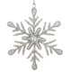 thumbnail image 5 of Set de adornos navideños ShalinIndia con forma de copo de nieve, hierro y vidrio, 5 of 9