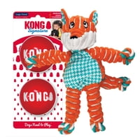 Pelotas Kong Floppy Knots & Signature De Pet Supplies (Paquete De 2)