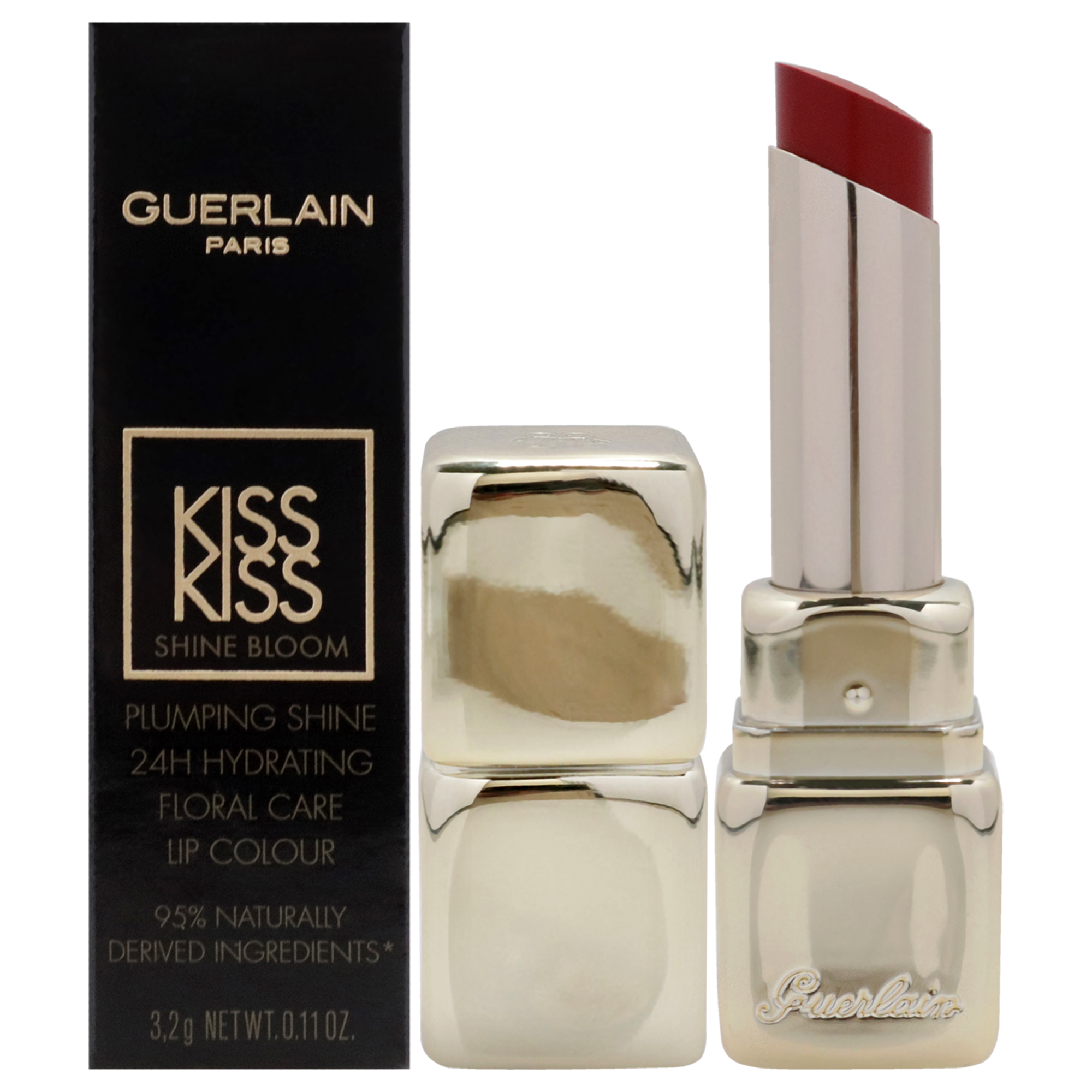 Lápiz Labial Guerlain Kiss Kiss Shine Bloom 3 Ml Mujer