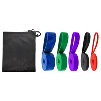 Magideal - Bandas De Resistencia, Bandas De Asistencia Para Tirar Hacia Arriba, Entrenamiento De Fuerza Para Hombres Y Mujeres, Bandas De Ejercicio De Estiramien 5 Piezas