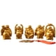 thumbnail image 2 of Figuras buda decorativas resina 6 unidades dorado, 2 of 2