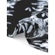 thumbnail image 5 of INSPIRE CHIC Blusa de Chifón para Mujer Manga 3/4 con Abertura Dobladillo Asimétrico Túnica Top Negro Blanco Floral S, 5 of 6