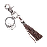 Gino Rodinis - Llavero Cuero Hombre Ll117 Café