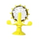 thumbnail image 5 of Dispensador De Golosinas Para Gatos, Juguete Antideslizante, Dispensador De Comida Con Ventosa, Comedero Lento Para Mascotas, Amarillo, 5 of 5