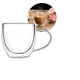 thumbnail image 2 of Tazas de vidrio transparente  de café  doble pared 250 ml 10 cm* 8 cm, 2 of 3