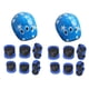 thumbnail image 2 of 2x Codo Para Ni?os Rodilleras Protector De Mu?ecas Almohadillas Equipo De Seguridad Azul 7 Piezas, 2 of 5