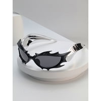 Polasup Lentes De Sol Gafas De Sol Deportivas Unisex Futuristas Cyberpunk Uv400