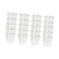 Magideal - 20 Macetas De Para Plántulas, Con Raíces Transparentes, Para El Cultivo De Flores Y Propagación De Plantas En Invernaderos Y Balcones. 10 Cm X 9 Cm