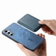 thumbnail image 3 of Funda de Cuero Magnética con Tarjetero para Samsung Galaxy S24 Cubierta Delgada Azul, 3 of 5