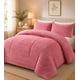thumbnail image 1 of Cubrecama de Invierno Plush Acanalado con Chiporro 2 Plazas Color Rosado, 1 of 3