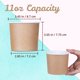 thumbnail image 4 of Vasos de papel para helado MATICAN, 325 ml, 50 unidades, 11 oz, desechables, 4 of 7