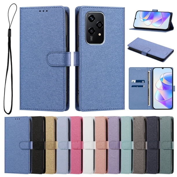 Cartera para Honor 200 Lite con Bolsillo de Tarjetas, Azul