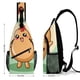 thumbnail image 2 of Papa Divertida Riñonera Bandolera con Estampado Integral para Hombres y Mujeres, Bolso Cruzado Gráfico de Tendencia, Mochila de Hombro Streetwear para Ciclismo y Deportes, Riñonera Versátil Casual, 2 of 6