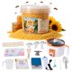 thumbnail image 1 of Kit para hacer velas de cera de abeja WcoDusak 2,7 kg orgánica 110 V, 1 of 8