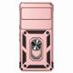 thumbnail image 1 of Funda Resistente Anillo Soporte Google Pixel 7 Pro Privacidad Cámara Montaje Magnético Oro rosa, 1 of 5