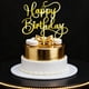 thumbnail image 5 of Adorno Para Pastel Feliz Cumpleaños Acrílico Dorado Con Brillo, 5 of 8