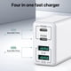 thumbnail image 4 of [Cargador] Cargador de pared USB C de 40 W y 4 puertos PD+QC para iPhone y Samsung, 4 of 7