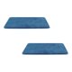 thumbnail image 3 of 2xAlfombrilla De Ba?o De Espuma Viscoelástica Alfombrilla De Ba?o Antideslizante Absorbente Vevelt Alfombrilla De Ba?o Azul 50x80cm, 3 of 5