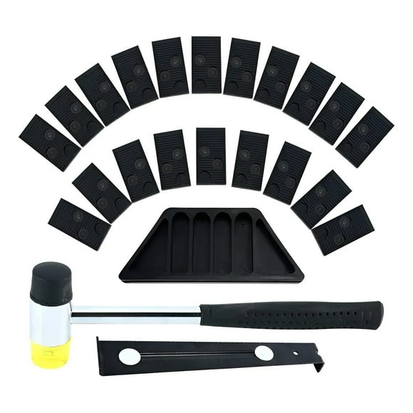 Kit 23 Pcs Instalación De Suelos Madera Laminada Con Bloque