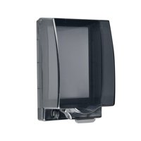 Magideal - Cubierta De Tomacorriente Resistente A La Intemperie Cubierta De Tomacorriente Eléctrica Adecuada Para Panel Tipo 86 Protector De Receptáculo Fácil De Negro