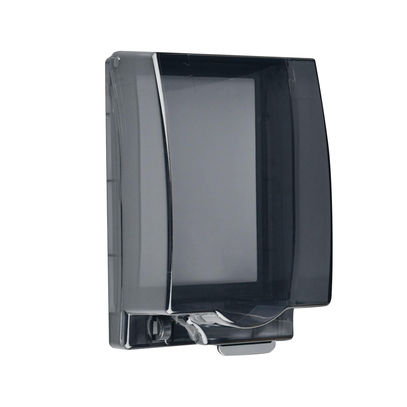 Magideal - Cubierta De Tomacorriente Resistente A La Intemperie Cubierta De Tomacorriente Eléctrica Adecuada Para Panel Tipo 86 Protector De Receptáculo Fácil De Negro