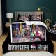 thumbnail image 1 of Teen Monster High Duvet Cover Set 3 Pieces Cartoon Bedding Set Lightweight Comforter Cover for Girls, 1 of 3