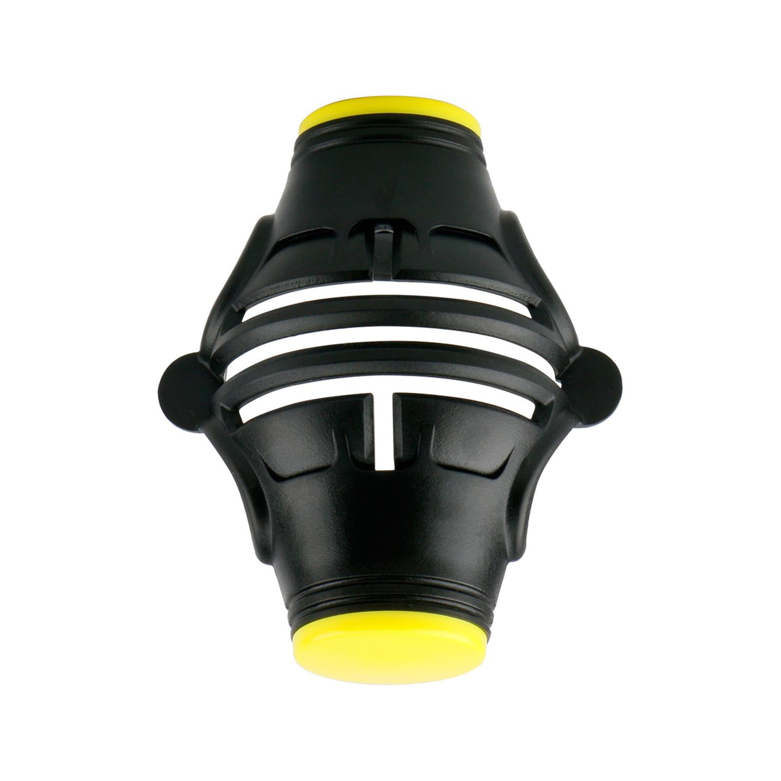 Magideal - Forro De Pelota De Golf, Herramienta De Dibujo De Línea De Pelota De Golf Para Golfista, Plantilla De Marcador De Pelota De Golf Portátil, Marcador De Amarillo Negro