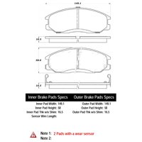C-Tek - Pastillas Freno Para Auto 103.08640