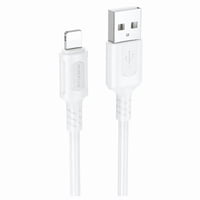 Cable Borofone Bx111 – Usb-A Para Iphone (Blanco) 2.4A